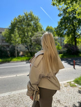 Krótki trencz  – Camel